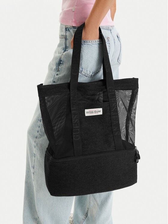 Guess Jeans Guess Jeans Geantă CWBEO-GUESS-M-004-09 Negru