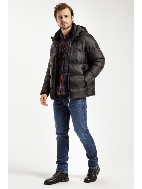 Cross Jeans Cross Jeans Kurtka zimowa 40261-020 Czarny Regular Fit