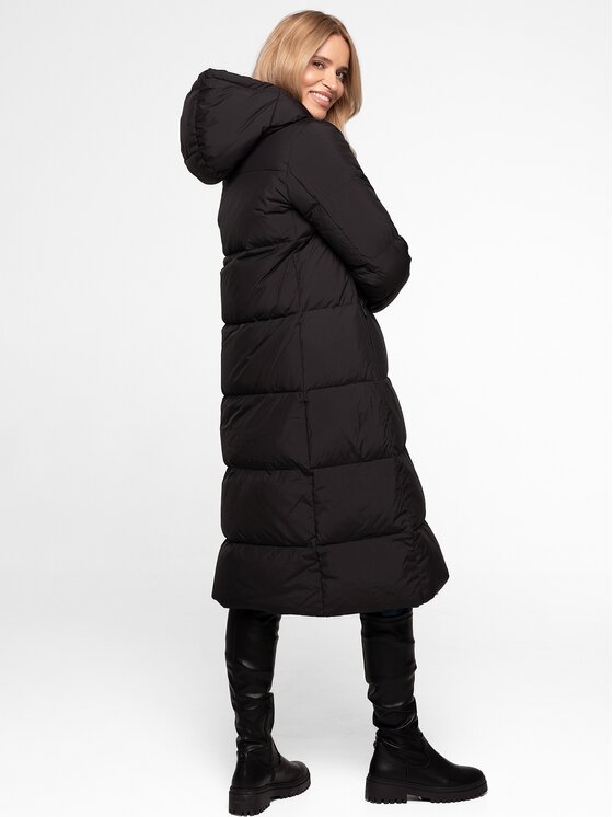 Perso Perso Kurtka damska BLH250869FX Czarny Regular Fit