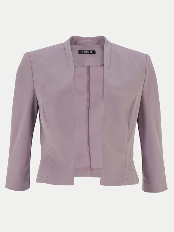 Swing Swing Marynarka 4AF01800 Fioletowy Regular Fit