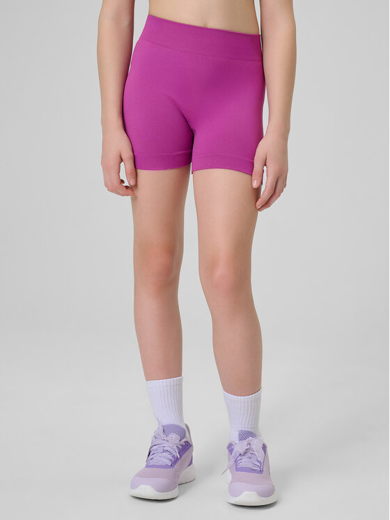 4F 4F Kolarki JOY MOTION Różowy ciemny Slim Fit