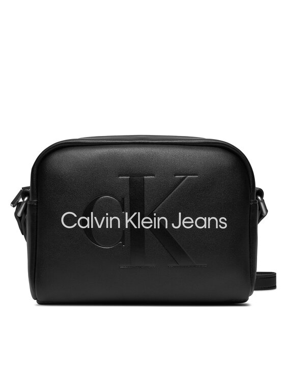 Geantă Calvin Klein Jeans Sculpted Camera Bag18 Mono K60K612220 Negru