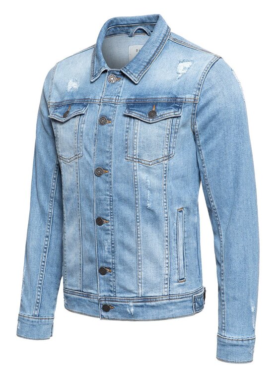 Blend Blend Giacca di jeans DENIM JACKET Blu Regular Fit