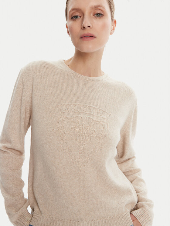 JOOP! JOOP! Πουλόβερ 58 253KN58Kumo 30047489 Μπεζ Loose Fit