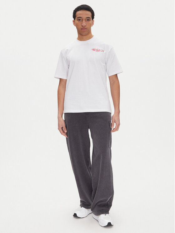 Fila Fila Тишърт Lengeweg FAM0907 Бял Regular Fit