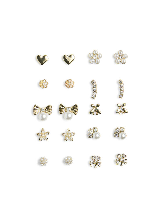 Pieces Pieces Set 20 parov uhanov Pclona Mega Pack Earrings D2d 17153167 Zlata