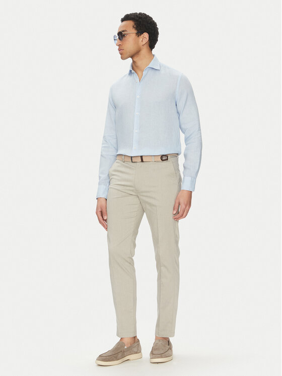 Paul&Shark Paul&Shark Camicia 25413180CF Celeste Regular Fit