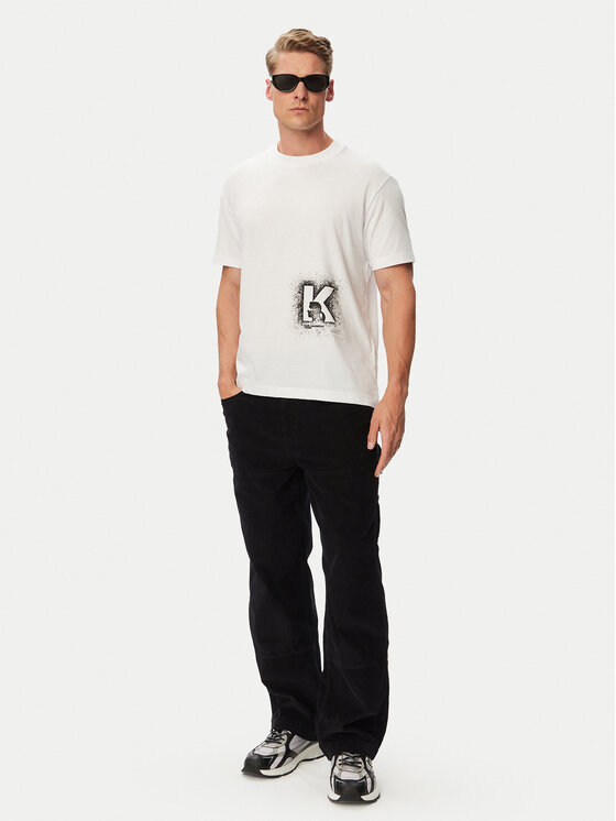 Karl Lagerfeld Jeans Karl Lagerfeld Jeans T-Shirt B3M17029 Λευκό Regular Fit