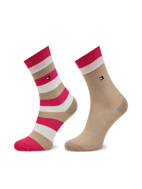 Set di 2 paia di calzini lunghi da bambini Tommy