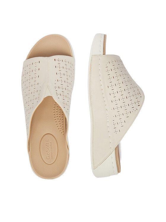 Go Soft Go Soft Pantoletten CEO-R26SS02248 Beige