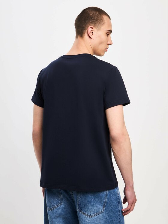 CAT by maniita lacitta CAT by maniita lacitta T-Shirt Printed men's t-shirt with CAT Niebieski Regular Fit
