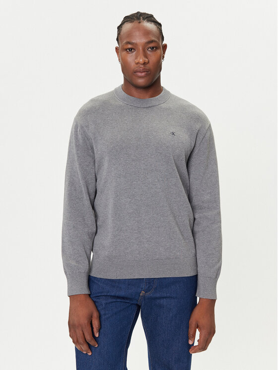 Calvin Klein Jeans Calvin Klein Jeans Svetr LV04RC309G Šedá Regular Fit
