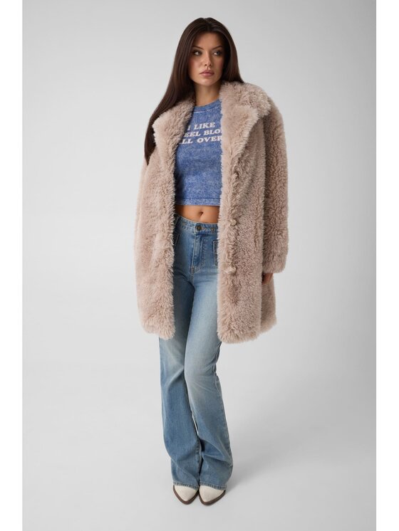 Guess Guess Bunda pro přechodné období 184811 Béžová Classic Fit