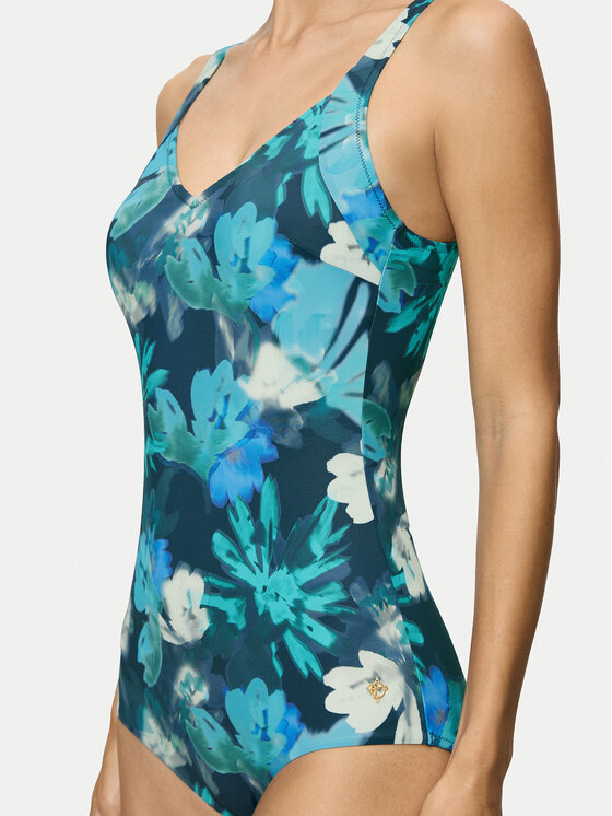 Triumph Triumph Jednodílné plavky Summer Fleur 10222342 Modrá