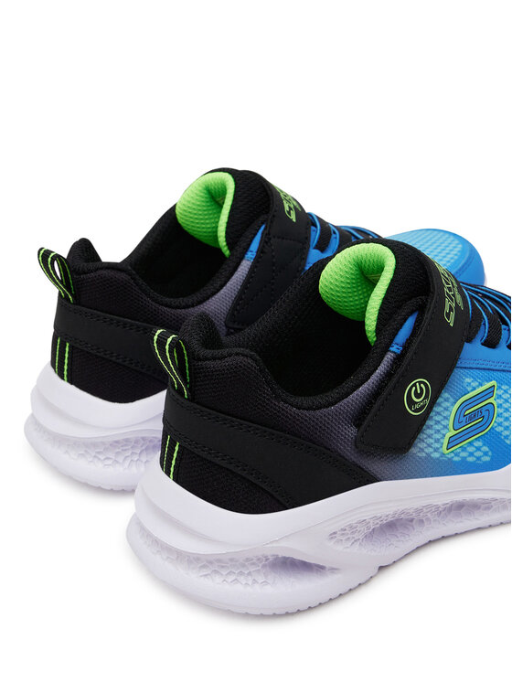 Skechers Skechers Snīkeri Meteor-Lights - Krendox 401495L/BKBL Zils