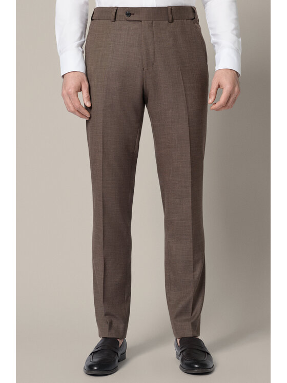 Lancerto Lancerto Garnitur Tomelloso GA073126000022 Brązowy Slim Fit