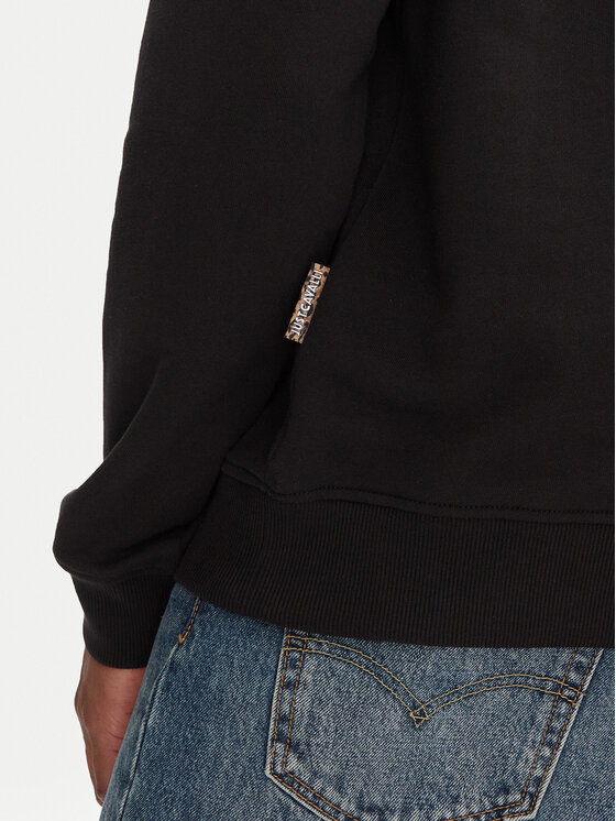 Just Cavalli Just Cavalli Mikina 78OAIT13 Černá Regular Fit