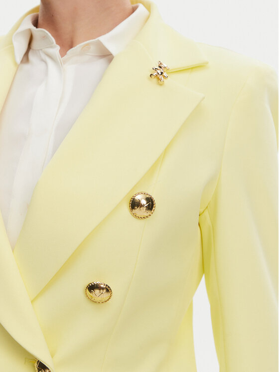 Maryley Maryley Giacca da abito 25EB139/43LL Giallo Regular Fit