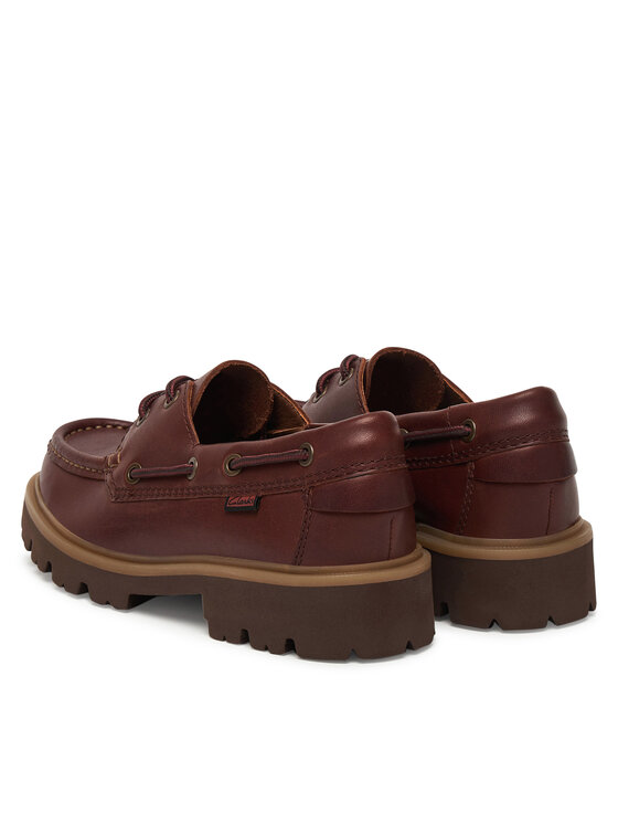 Clarks Clarks Polobotky Cleyhill Boat. 26187287 Hnědá