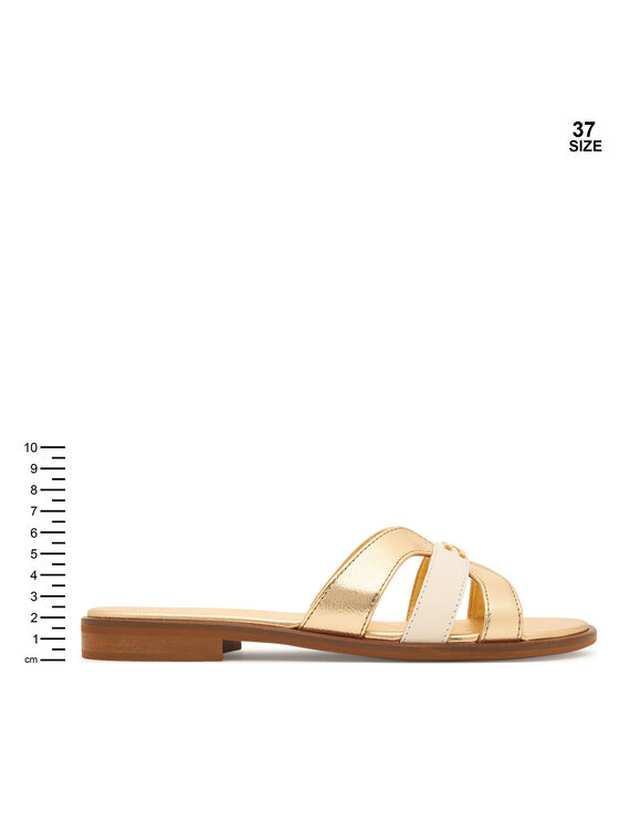 Elisabetta Franchi Elisabetta Franchi Pantoletten F4A2-E0558-1735 D Goldfarben
