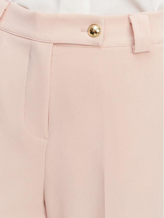 Maryley Maryley Штани з тканини 25EB537/M26/43PY Рожевий Regular Fit