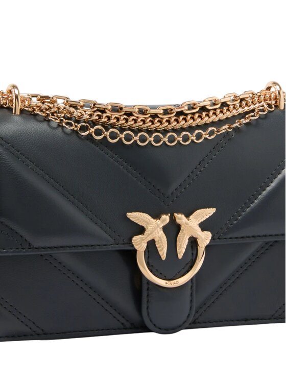 PINKO PINKO Borsa LOVE ONE CLASSIC TRIPLA CATENA Grigio