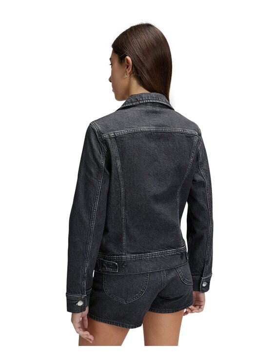 Lee Lee Kurtka jeansowa 112376957 Szary Regular Fit