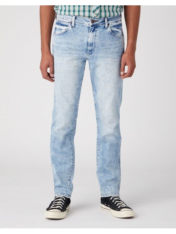 Wrangler Wrangler Jeansy LARSTON Niebieski Slim Fit