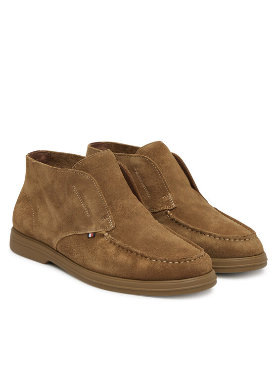Tommy Hilfiger Tommy Hilfiger Gležnjarji Moc T FM0FM05492 Rjava