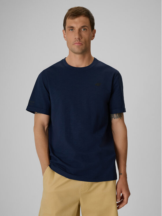 4F 4F T-Shirt LAKESIDE ESCAPE Granatowy Regular Fit