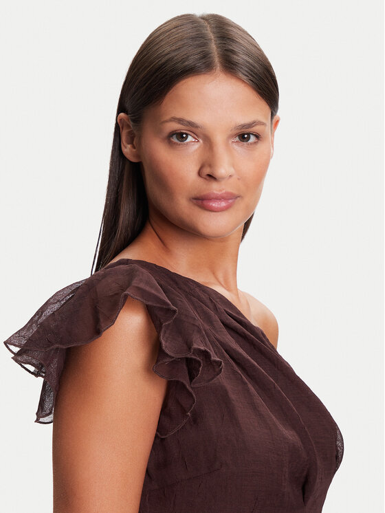 Vero Moda Vero Moda Kokteilinė suknelė Sabrina 10343819 Ruda Regular Fit