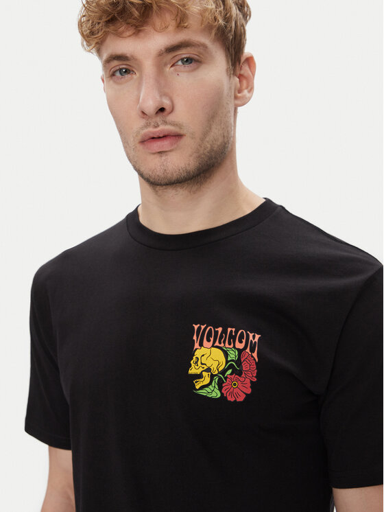 Volcom Volcom Marškinėliai Tooflow A3512551 Juoda Classic Fit