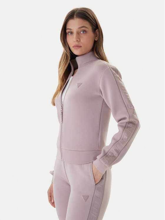Guess Guess Суитшърт New Allie Scuba V2YQ17 K7UW2 Виолетов Regular Fit
