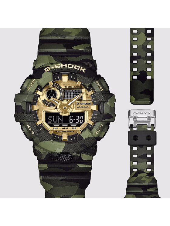 Casio Casio Zegarek GA-700CMG-3AER Szary