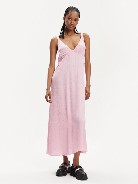 HUGO Hugo Vsakodnevna obleka Kelari-1 50510935 Roza Relaxed Fit