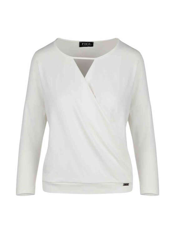 FIGL FIGL Halenka M710 Bílá Regular Fit
