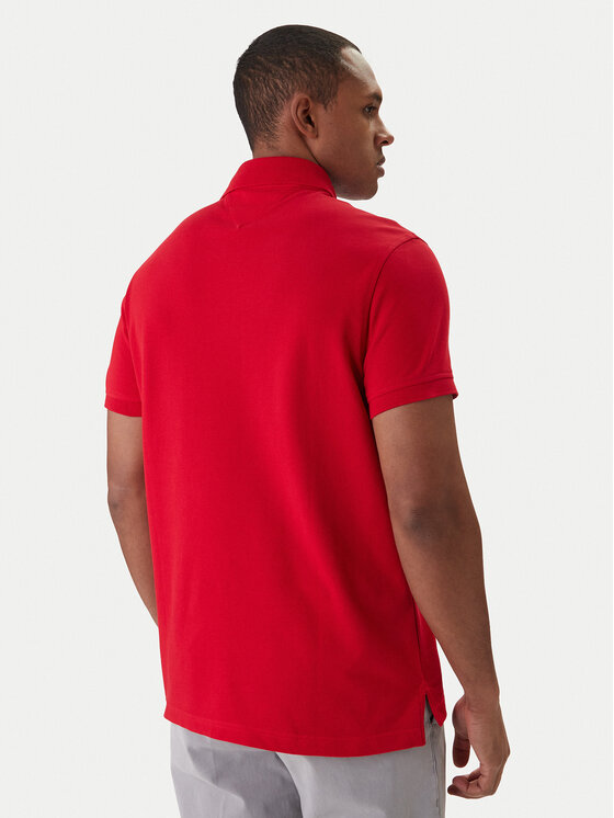 Tommy Hilfiger Tommy Hilfiger Polo särk 1985 MW0MW17770 Punane Regular Fit