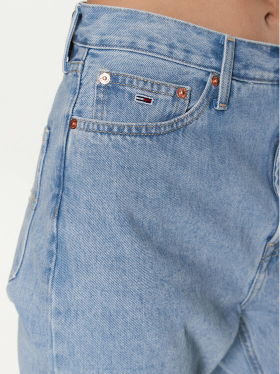 Tommy Jeans Tommy Jeans Traperice Julie DW0DW15739 Svijetloplava Straight Fit