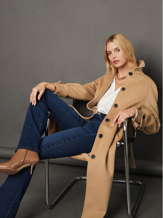 ARTIGLI ARTIGLI Prechodný kabát ACCP000208 Béžová Regular Fit