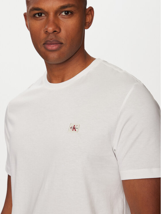 Calvin Klein Jeans Calvin Klein Jeans Majica LV04RC272G Bela Regular Fit