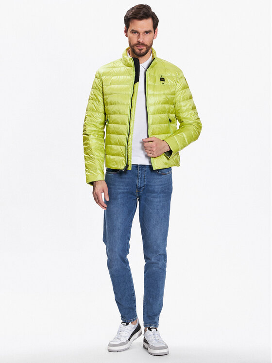 Blauer Blauer Übergangsjacke Jackson 23SBLUC03036 Grün Regular Fit