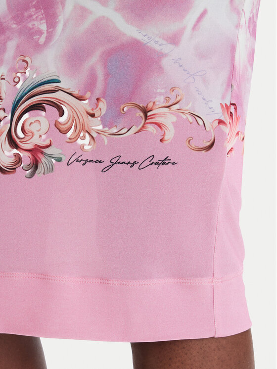 Versace Jeans Couture Versace Jeans Couture Každodenné šaty 80HAO9P6 JS545 Ružová Slim Fit