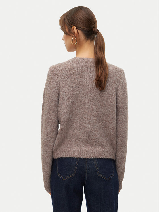 Vero Moda Vero Moda Pletena jopica Novah 10320496 Rjava Regular Fit
