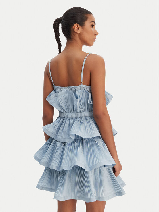 Fracomina Fracomina Coctailkleid FQ26SD1007W83101 Blau Regular Fit