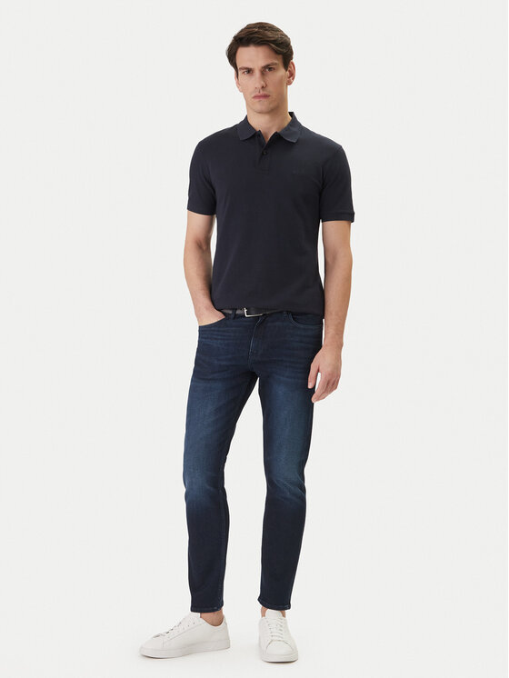 BOSS BOSS Tricou polo Pallas 50553564 Bleumarin Regular Fit