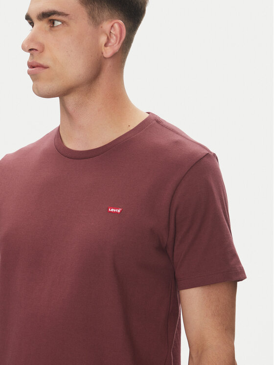 Levi's® Levi's® T-Shirt Original 56605-0199 Bordowy Standard Fit