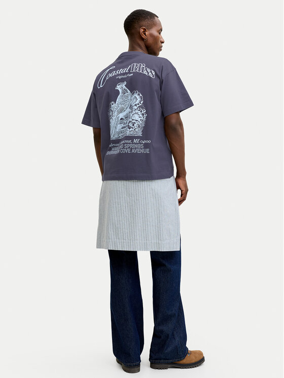 Jack & Jones Jack & Jones Тишърт Maine 12291780 Сив Regular Fit