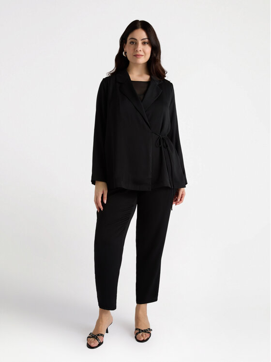 Fiorella Rubino Fiorella Rubino Koszula 5047T001274N033 Czarny Regular Fit
