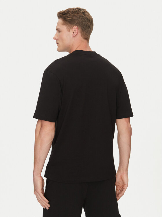 HUGO HUGO T-Shirt Deckies_RB 50542766 Czarny Regular Fit