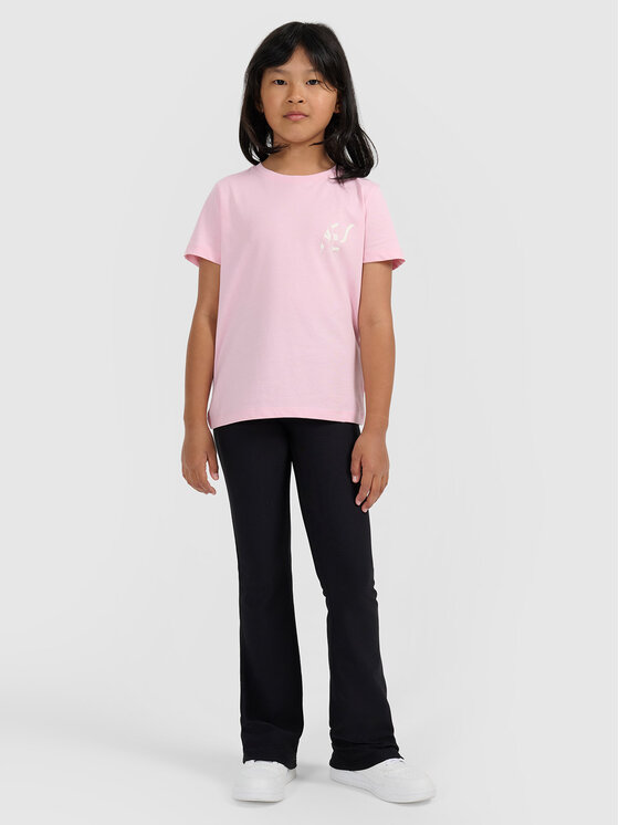 4F 4F T-Shirt URBAN COMMUTER Różowy jasny Regular Fit